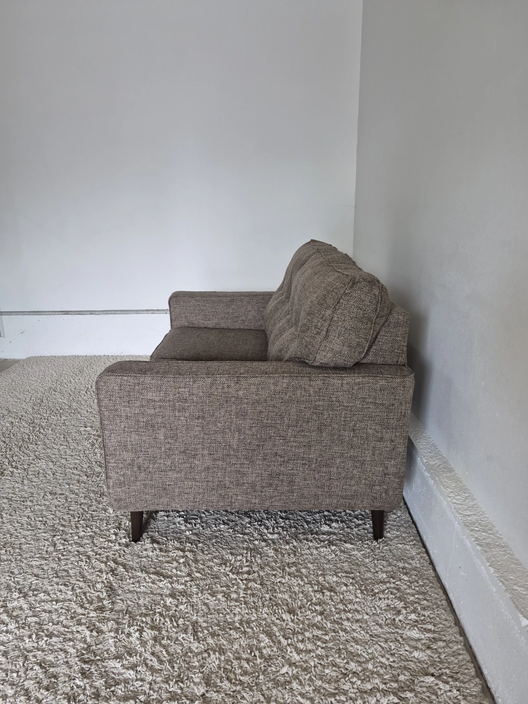 J & R Furniture Tweed MCM 2 Seater Loveseat Sofa - photo 5