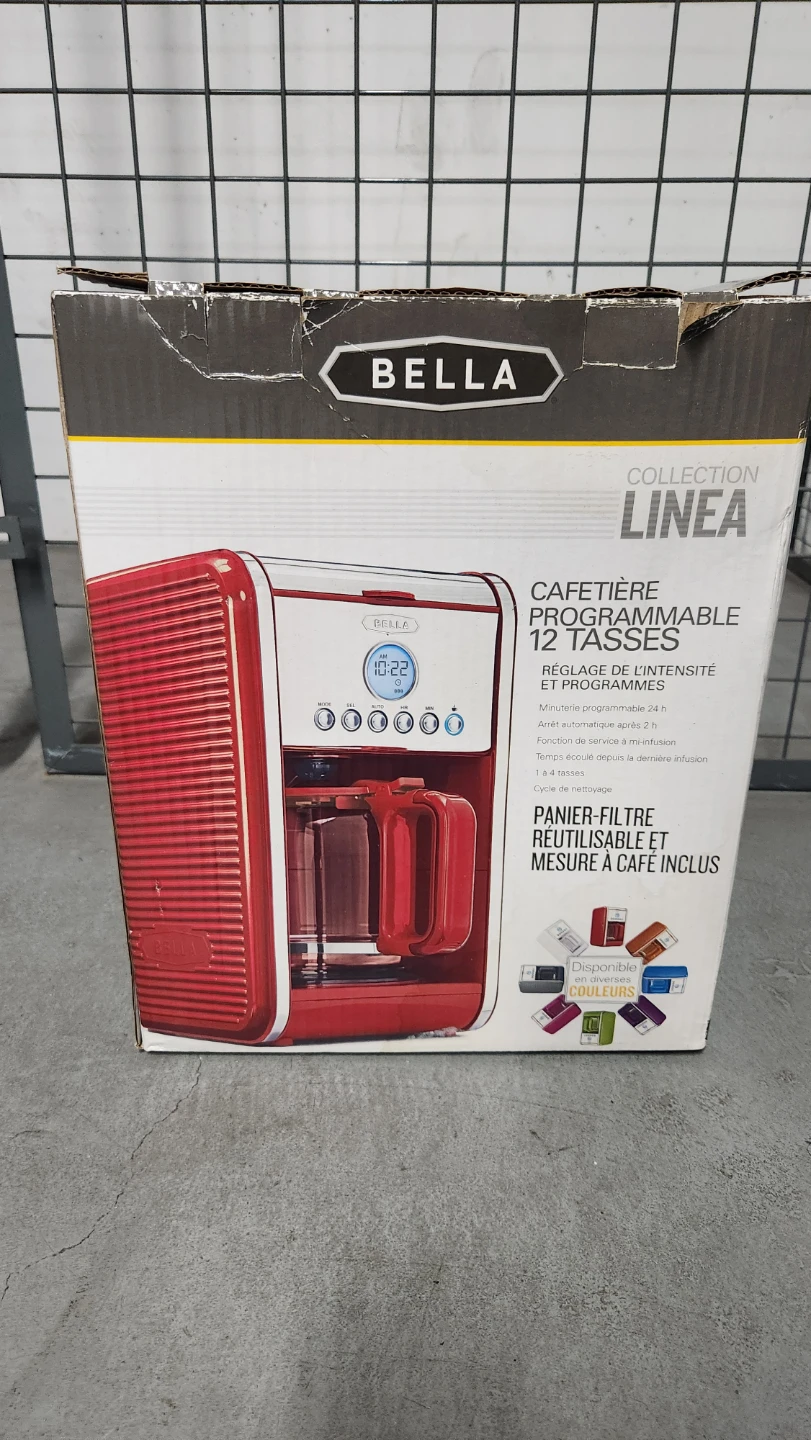 BELLA Linea Collection 12-Cup Programmable Coffee Maker