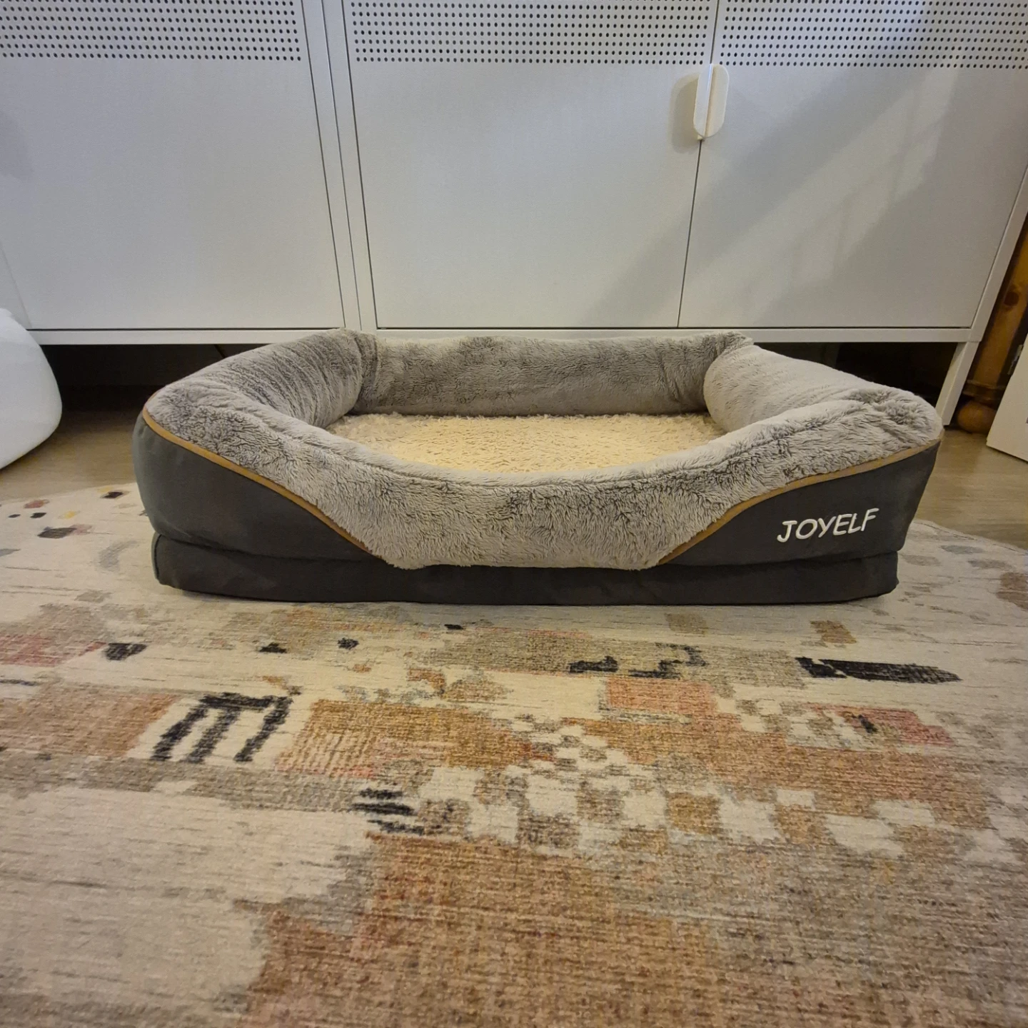 Dog Bed - Small - Orthopedic with Bolster