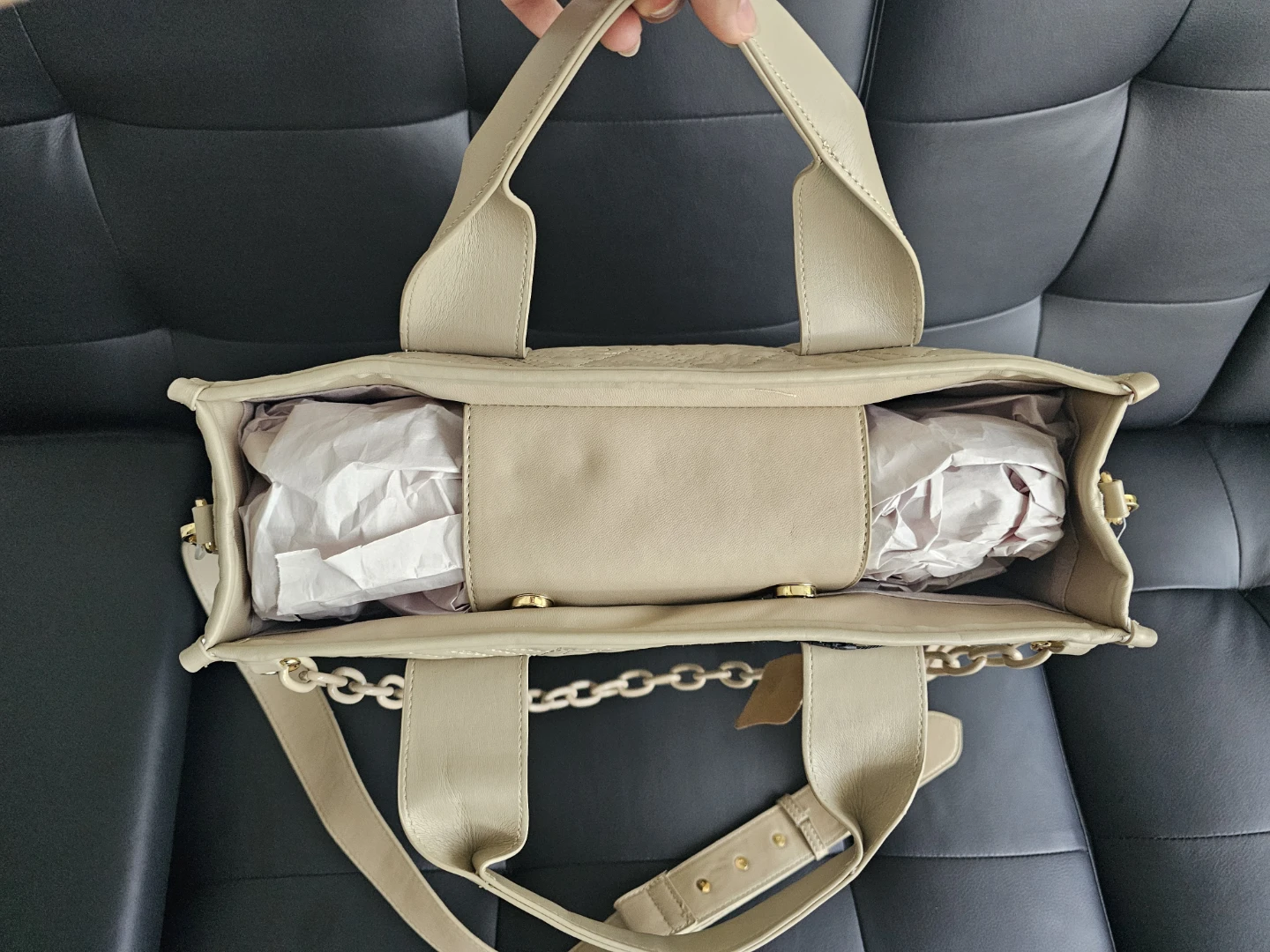 BNWT Steve Madden Quilted Tote Bag - photo 3