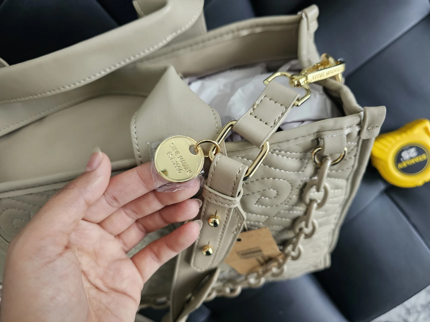 BNWT Steve Madden Quilted Tote Bag - photo 4