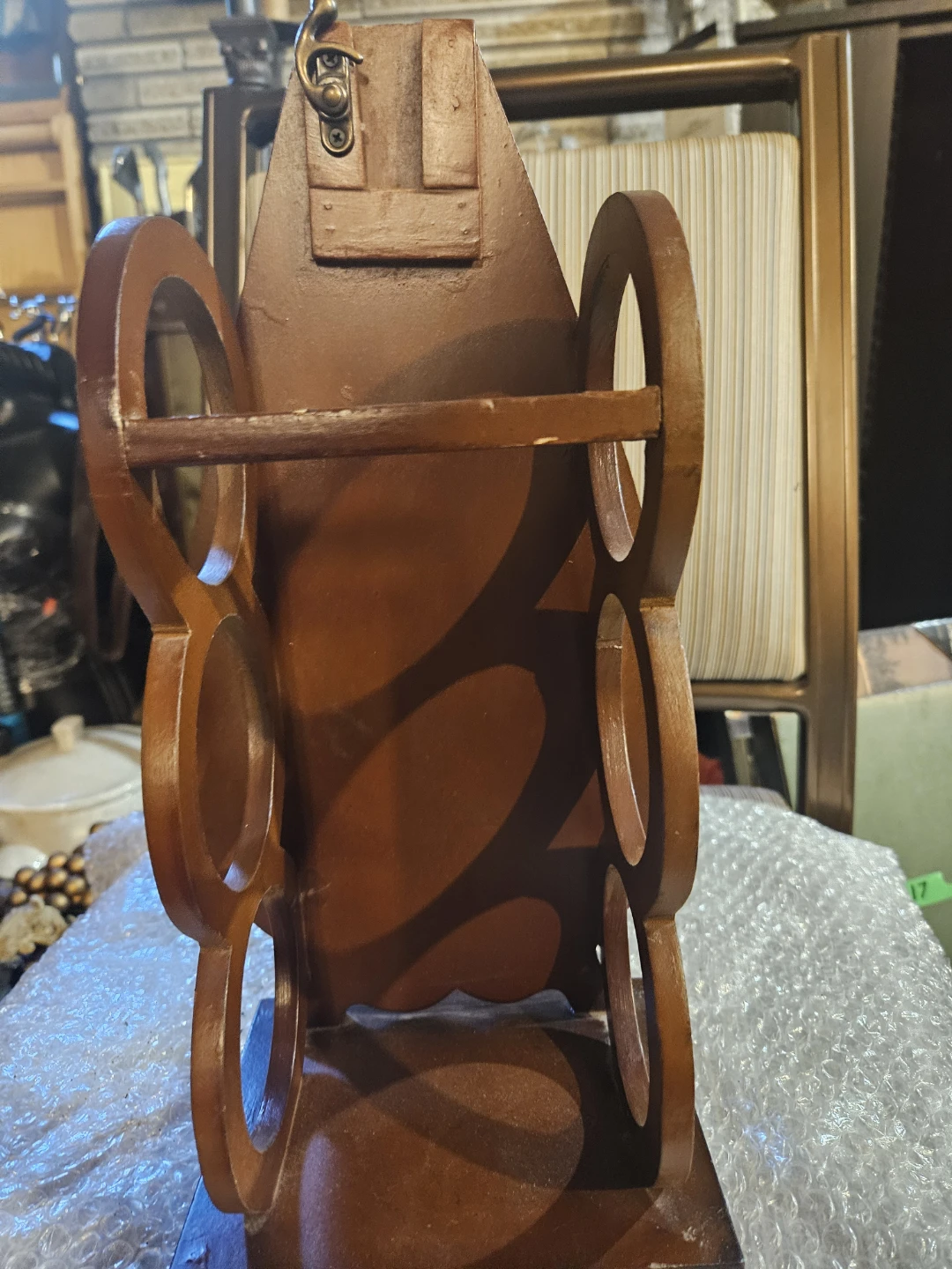 Wooden 6-Bottle Wine Rack - photo 3