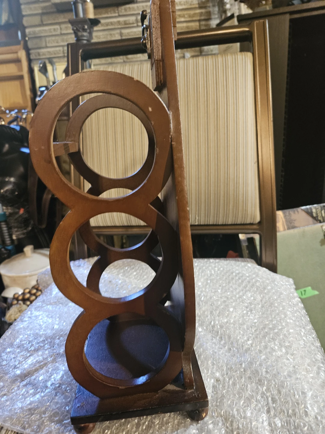 Wooden 6-Bottle Wine Rack - photo 4