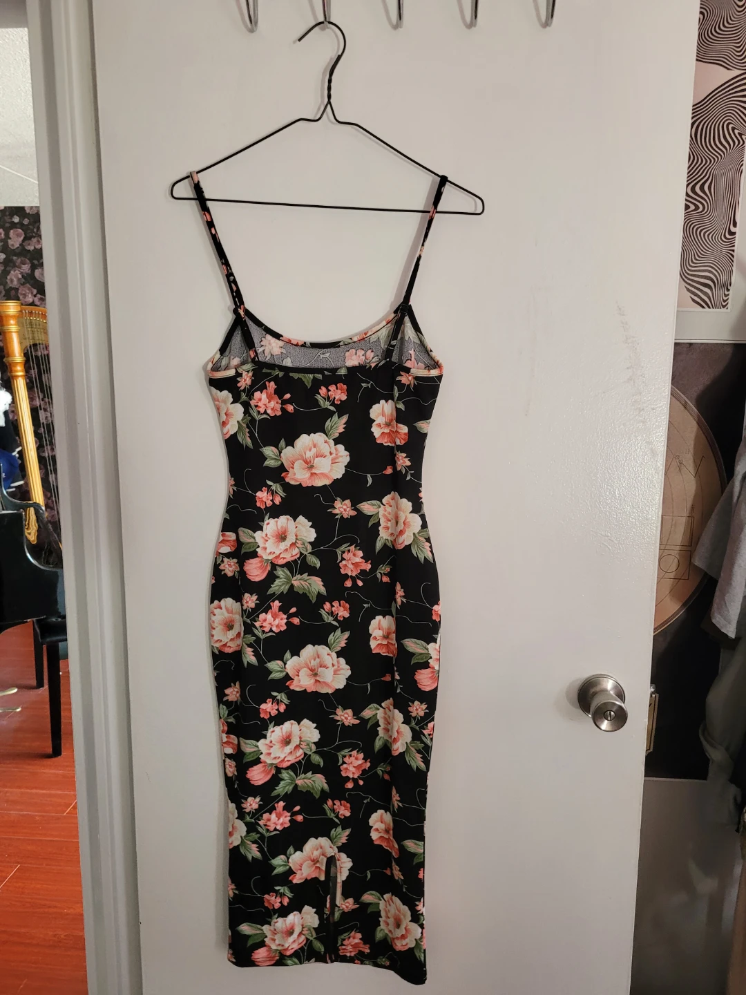 Floral Print Spaghetti Strap Dress - photo 2