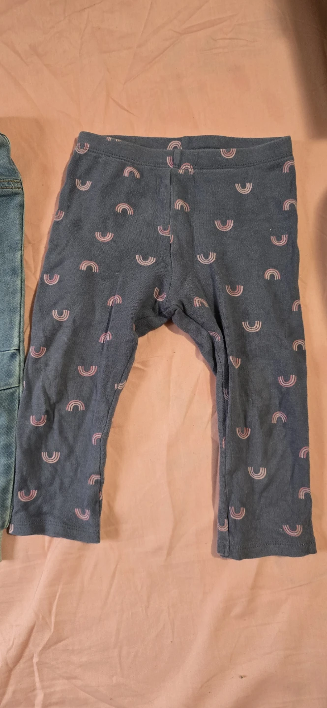 Baby Girls Clothing Bundle (Overalls, Leggings, Swimsuit) - photo 3
