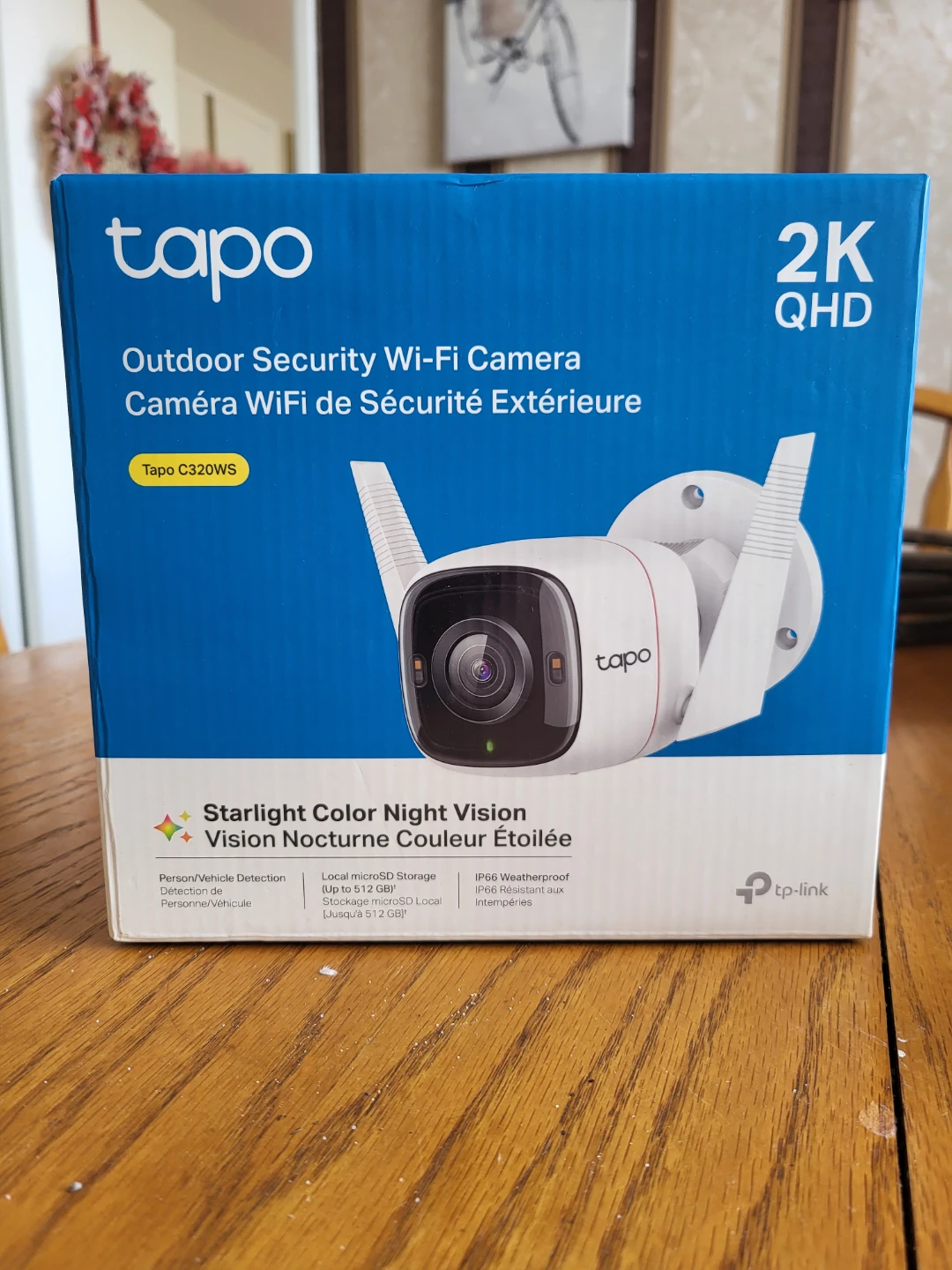 TP-Link Tapo C320WS Outdoor Security Wi-Fi Camera 2K QHD