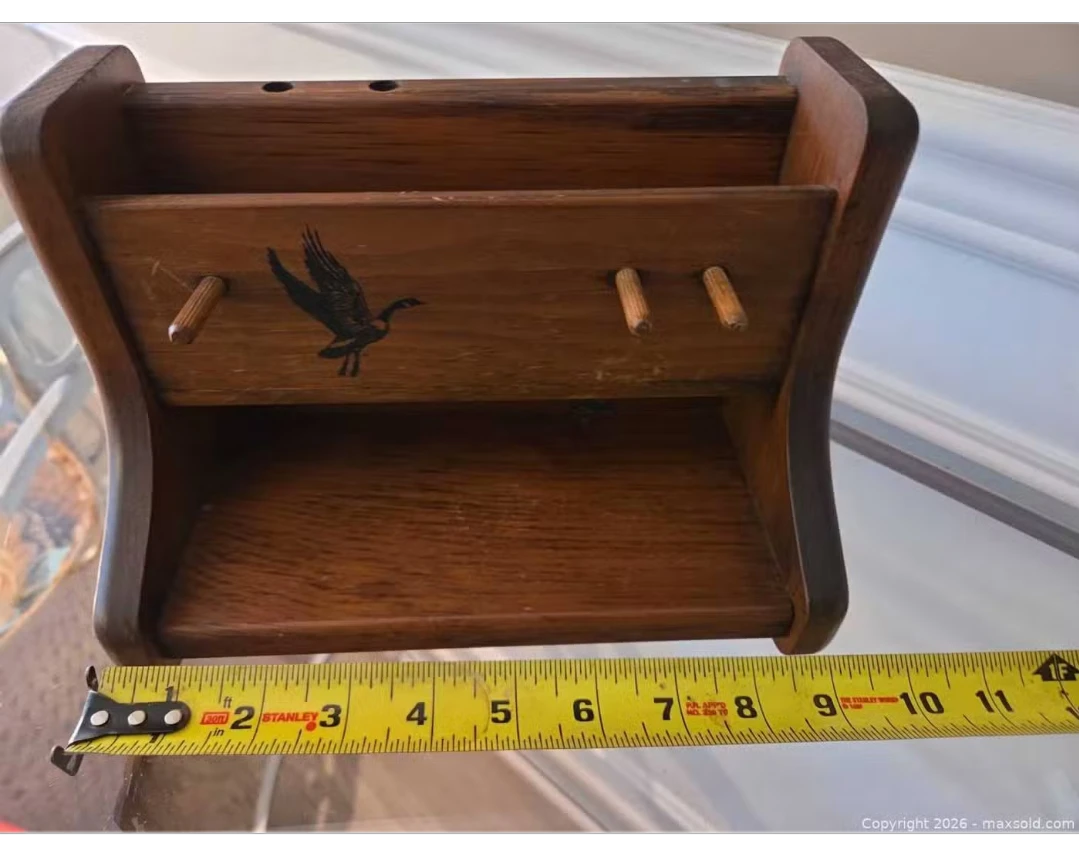 Vintage Wood Small Organizer Shelf - photo 2