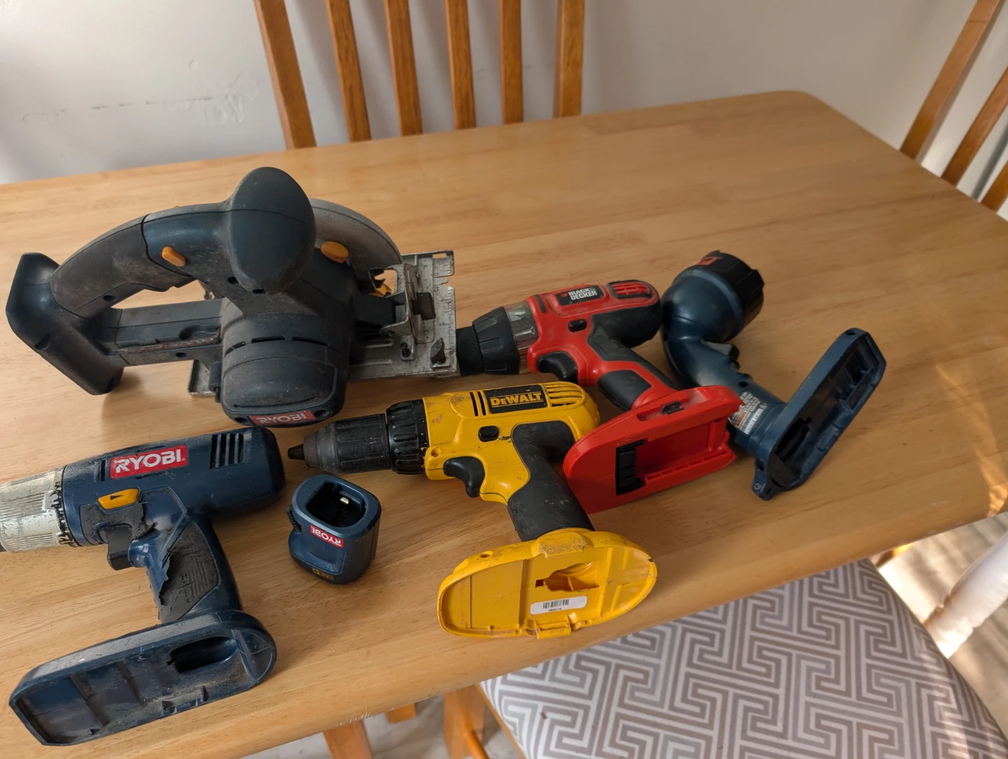 Assorted Power Tools and Tool Kit