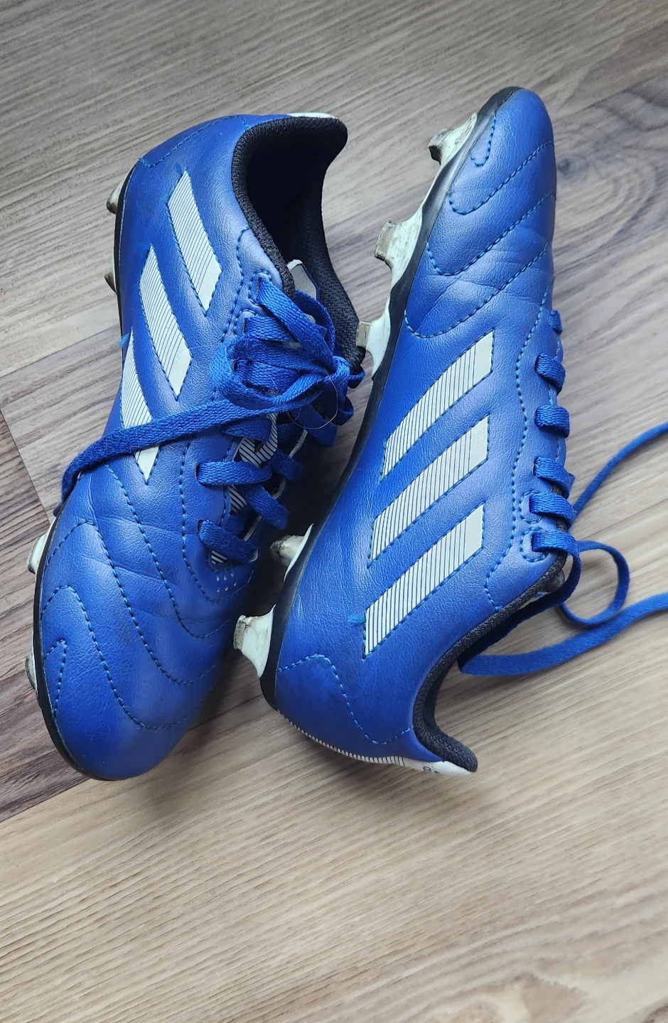 Adidas Blue Soccer Cleats 3Y