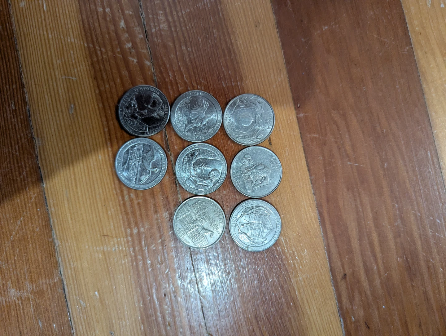 8 United States Quarters