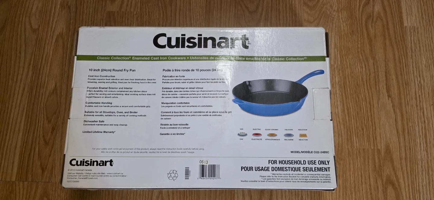 Cuisinart Classic Collection 10 inch Cast Iron Fry Pan - photo 2
