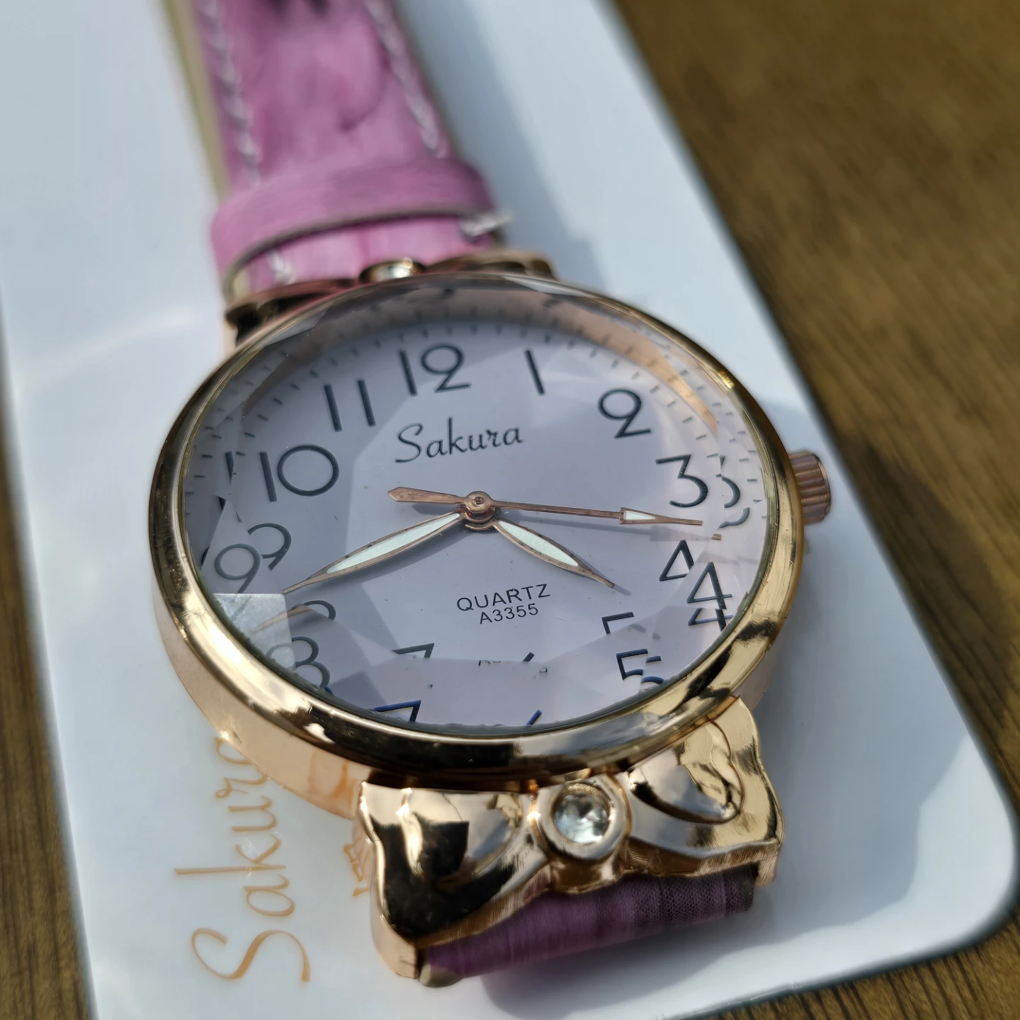 Sakura Quartz Watch with Pink Bow Detail - photo 2