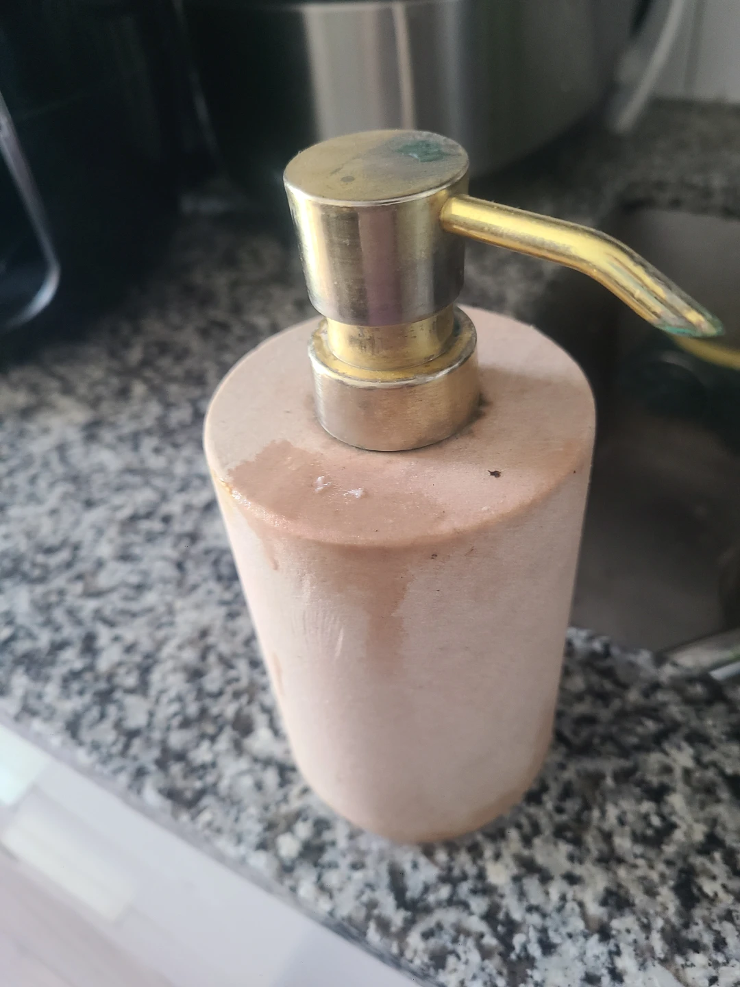 Ceramic Soap Dispenser with Brass Pump ⚽️