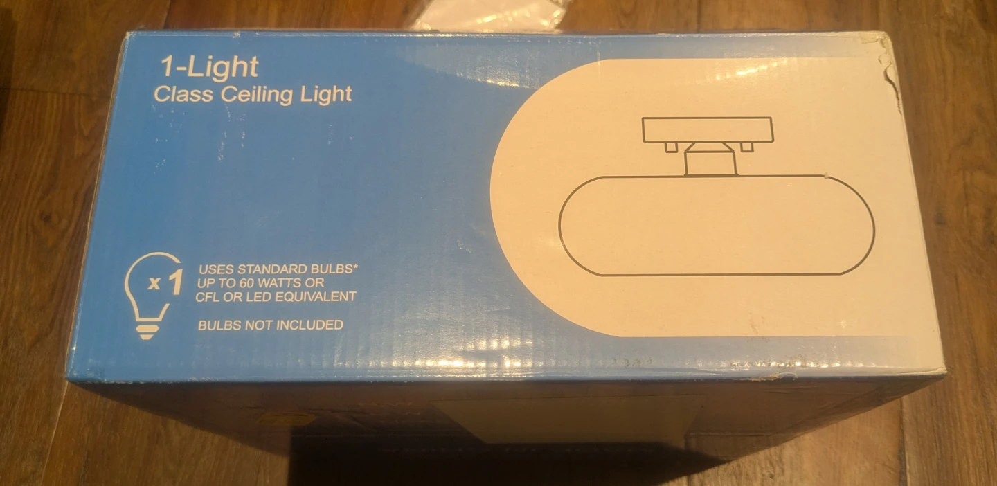 New 10-inch gold colour 1-light class ceiling light ⚽ - photo 5