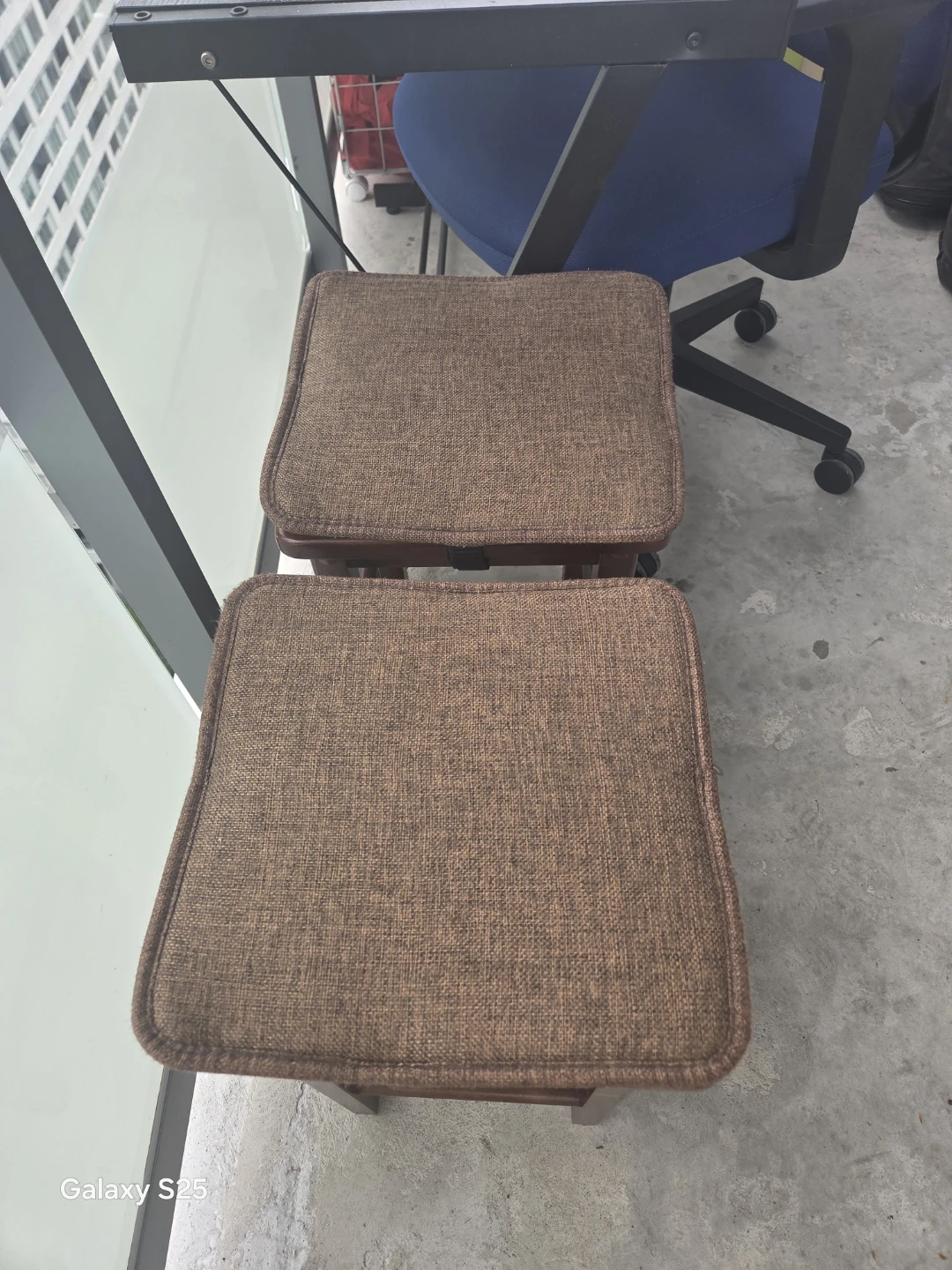 Set of 2 Brown Bar Stools - photo 2