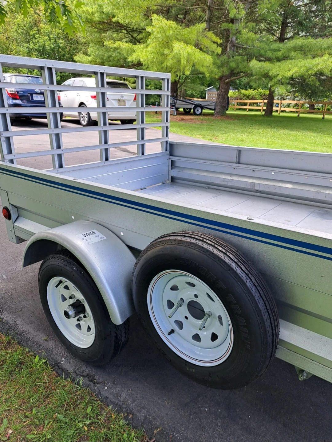 2023 5x7 galvanized utility trailer - photo 2