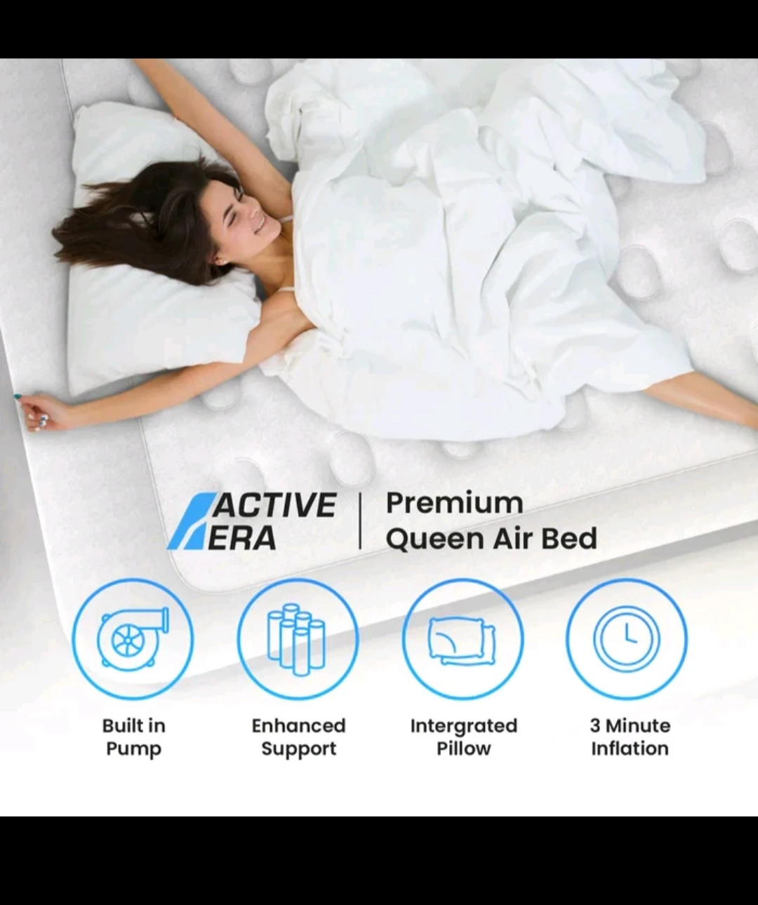 Active Era Premium Queen Air Bed with Built-in Pump - photo 3