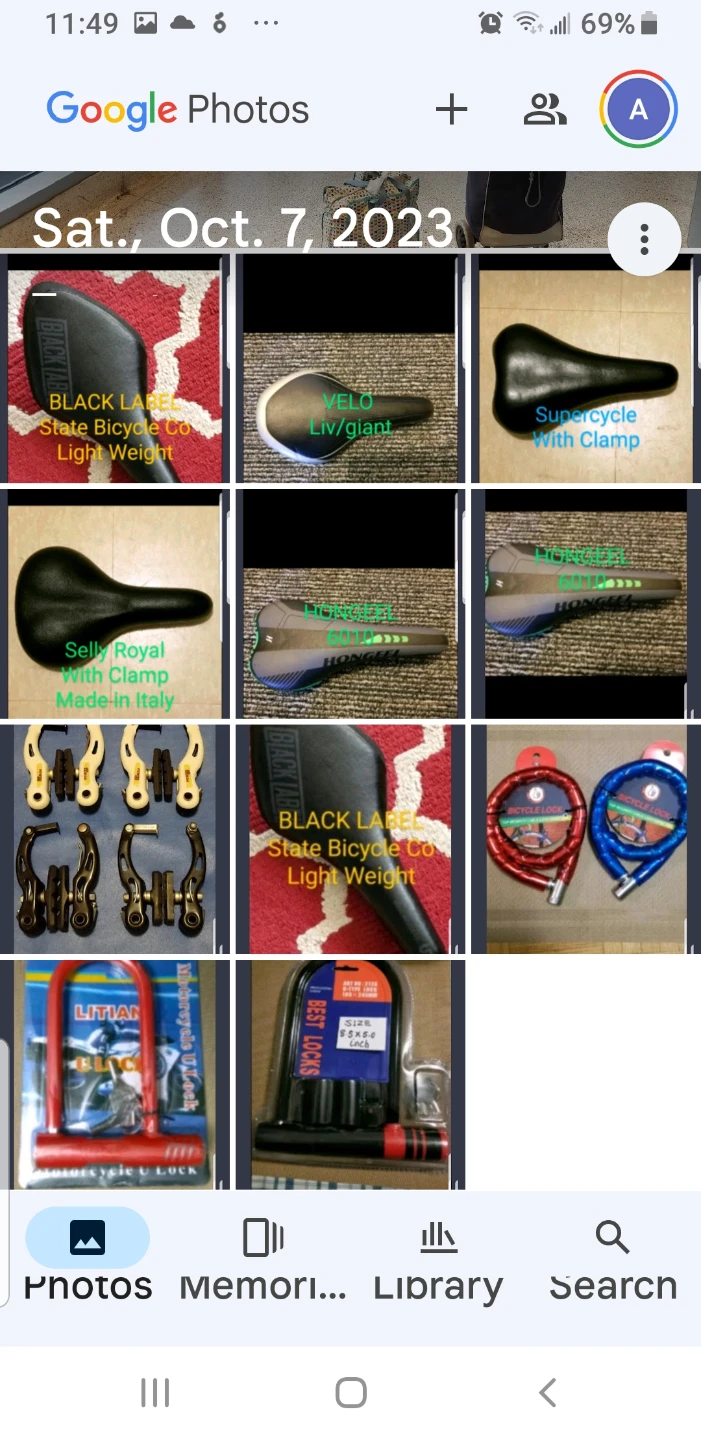 Helmet,Bell,LED Light,Steel U Lock,Cable Lock+Bike parts