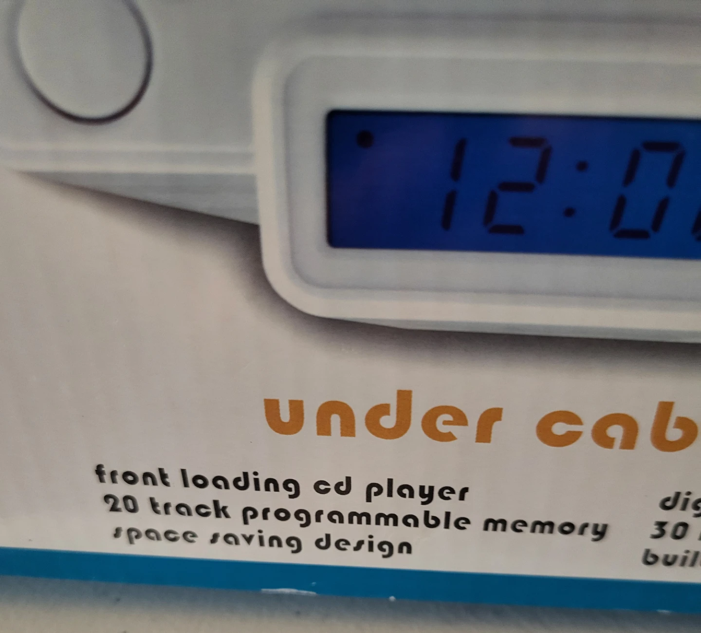 Curtis Under Cabinet CD Clock Radio - photo 4