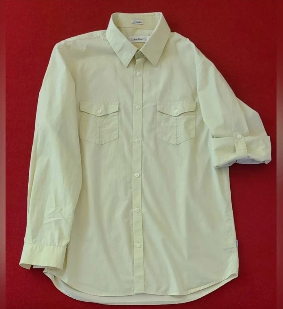 Calvin Klein Men's Long Sleeve Button-Up Shirt - photo 2