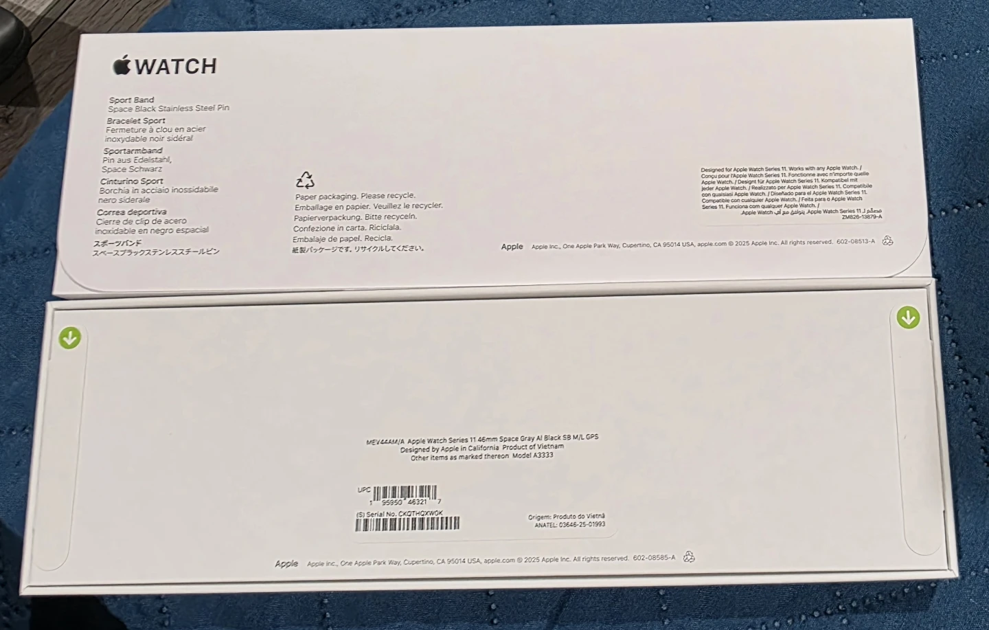 BNIB Apple Watch Series 11 GPS 46mm Space Grey - photo 3