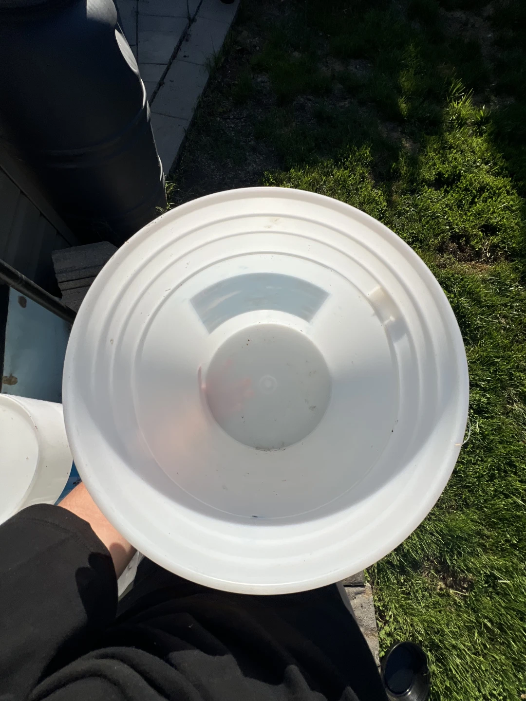 White Plastic Buckets - photo 2