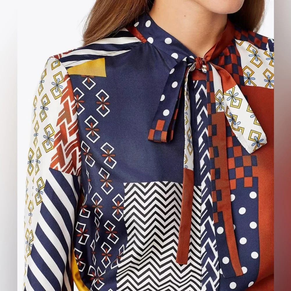 Tory Burch Vivian Silk Top - photo 3