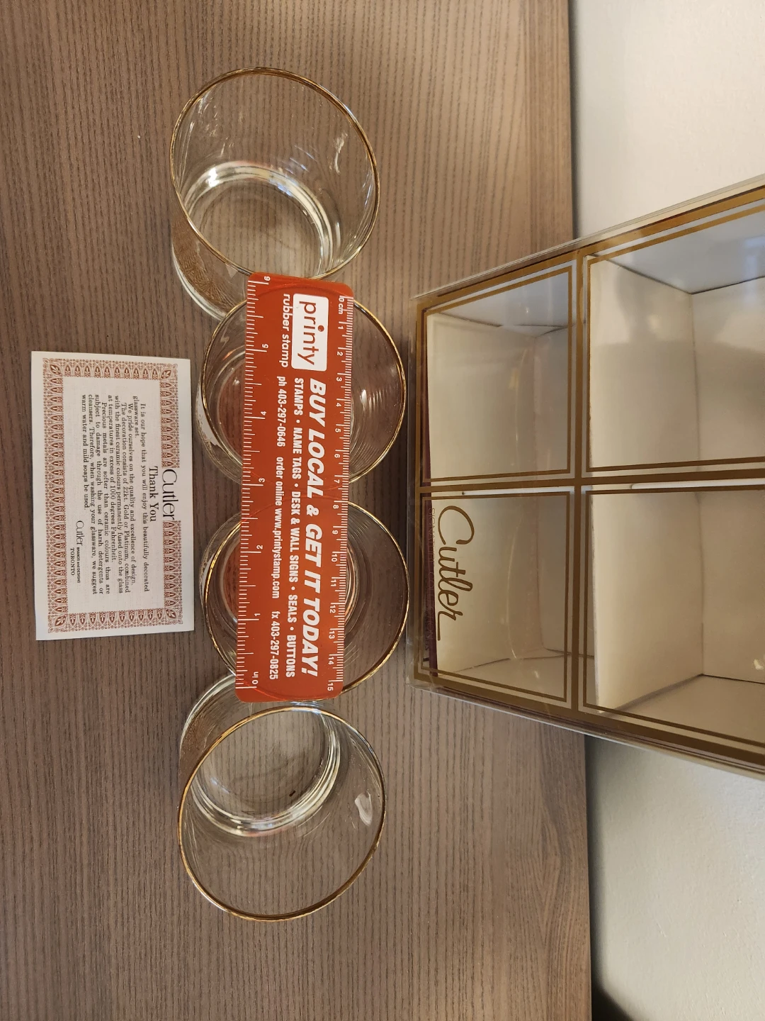 Cutler Glassware Set with Ship Design - photo 4
