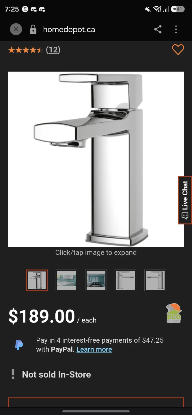 Chrome Waterfall Faucet - photo 2