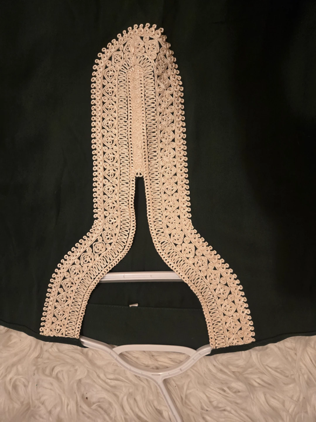 Dark Green Tunic with Lace Detail L - photo 2