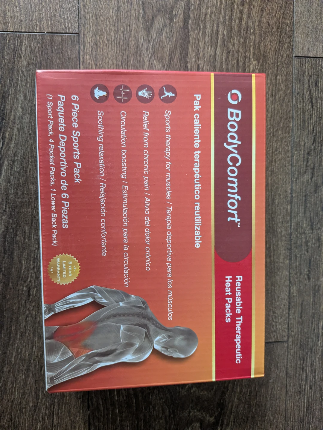BodyComfort Reusable Therapeutic Heat Packs - 6 Pieces
