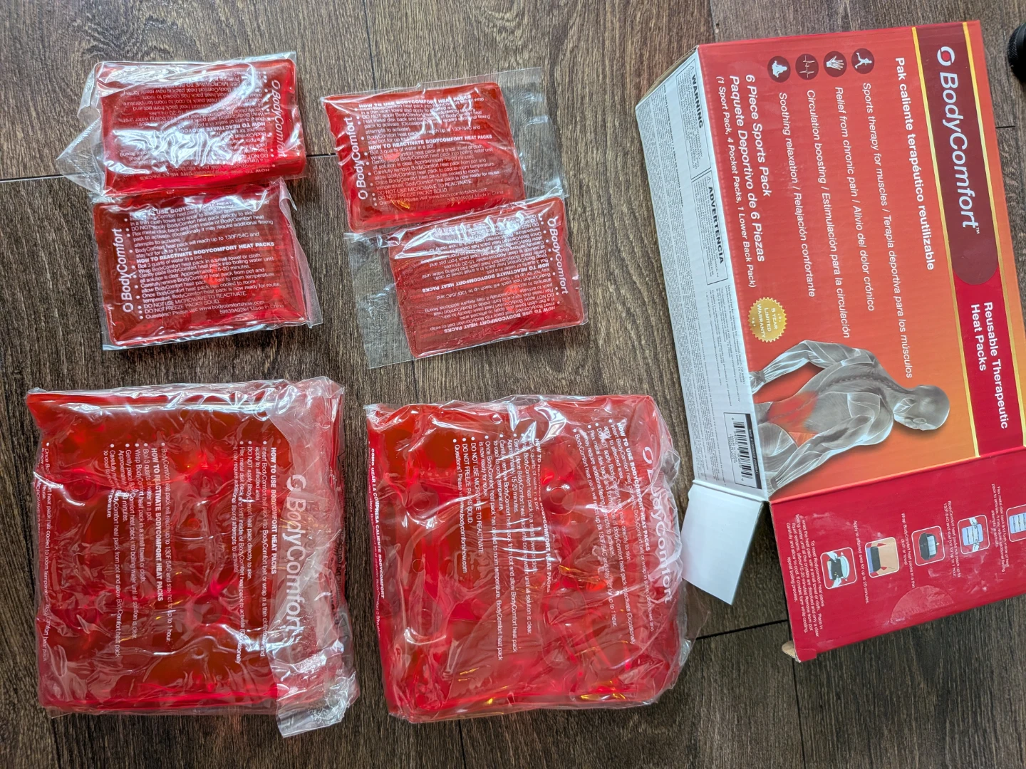 BodyComfort Reusable Therapeutic Heat Packs - 6 Pieces - photo 5