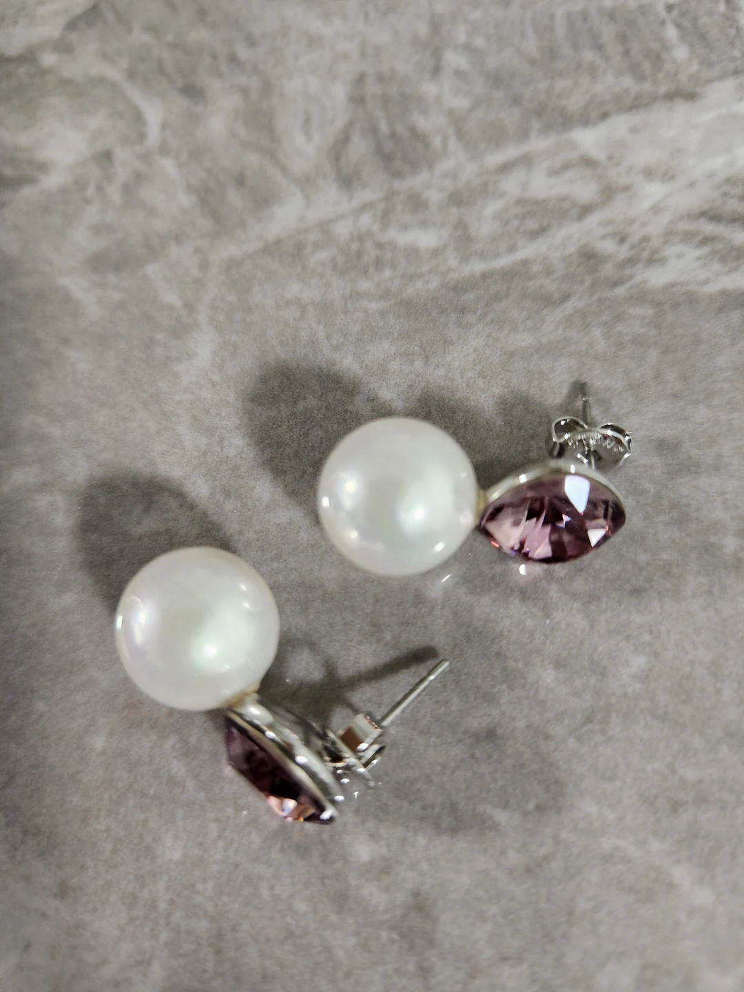 Pearl and Crystal Earrings
