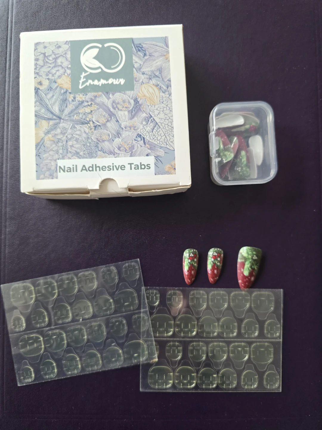 Enamour Nail Adhesive Tabs & Press-On Nails Set - photo 2
