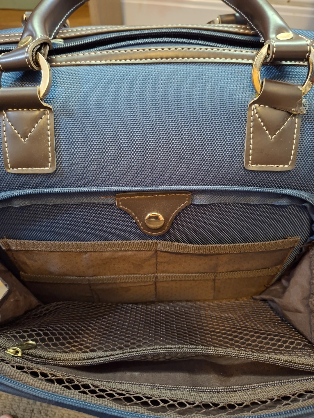 London Fog Blue Duffel Bag - photo 3