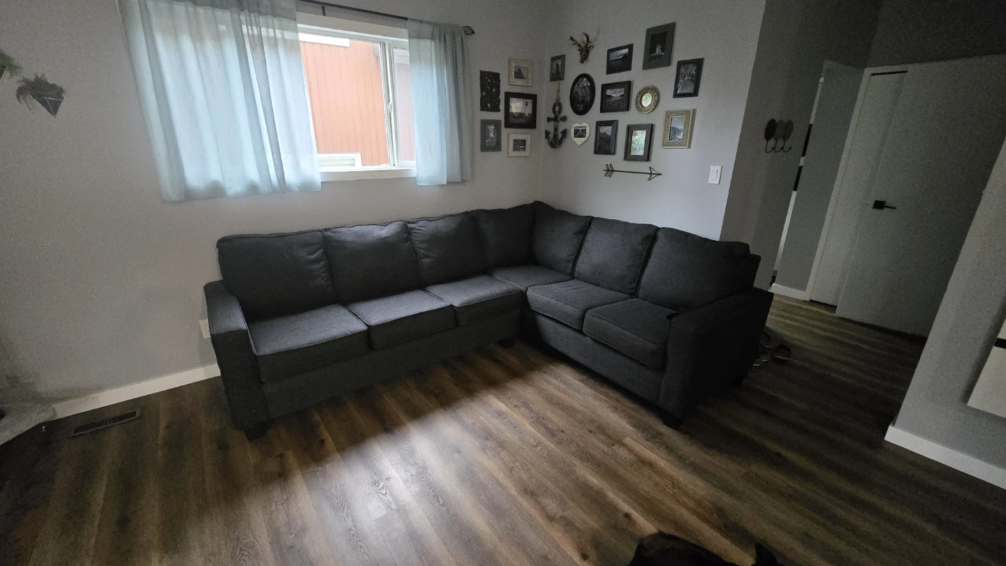Dark Grey Sectional Sofa - photo 2