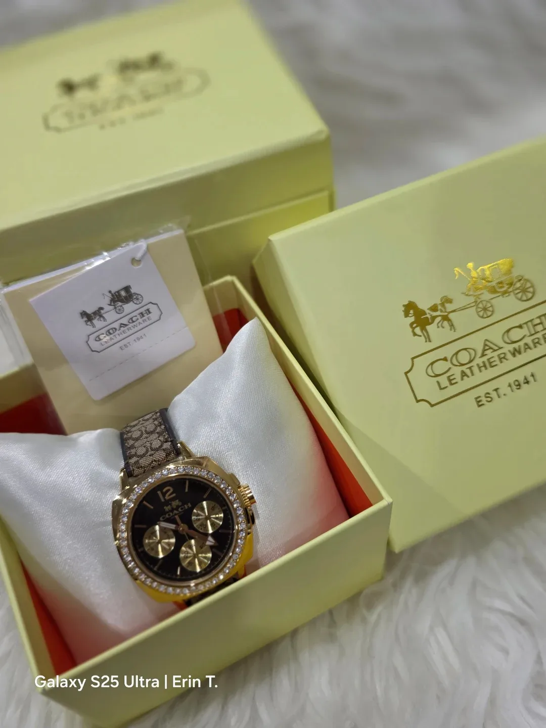 Coach Women's Watch with Crystals