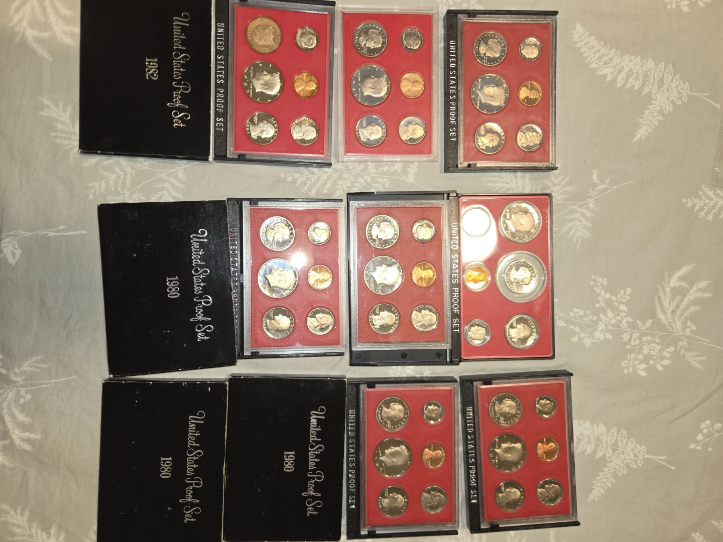 8 proof sets