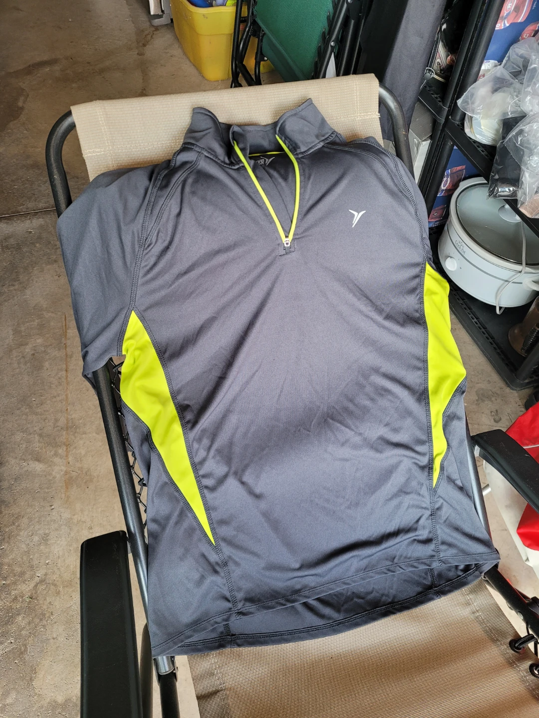 Old Navy Active Grey & Lime pullover