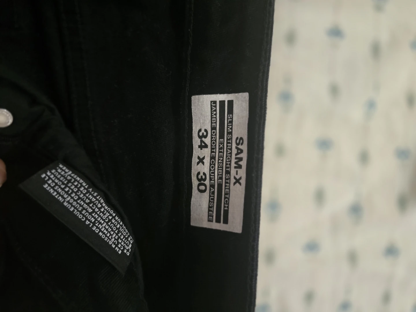 SAM-X Slim Straight Stretch Black Jeans - photo 2