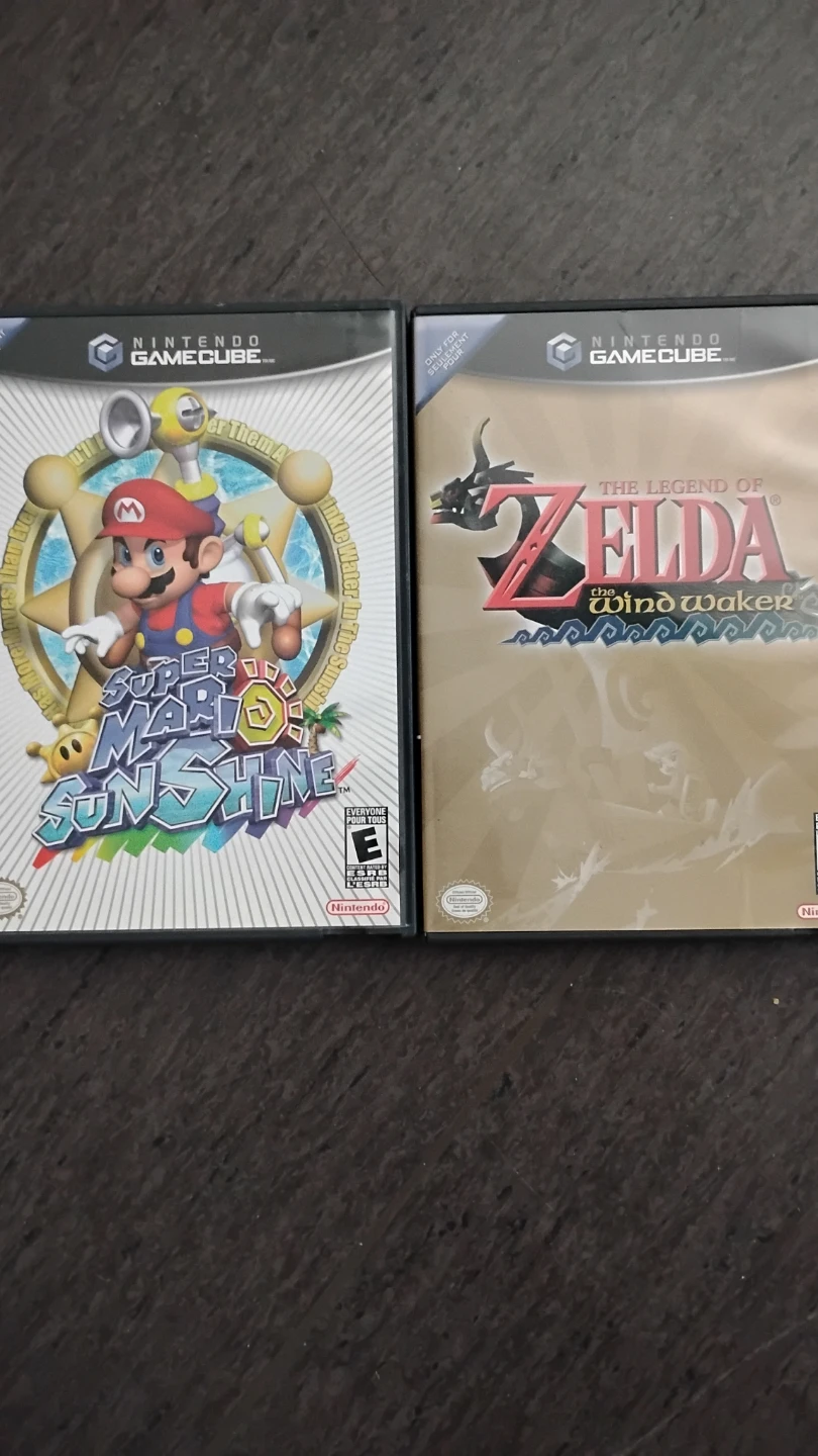 Super Mario Sunshine & Zelda The Wind Waker