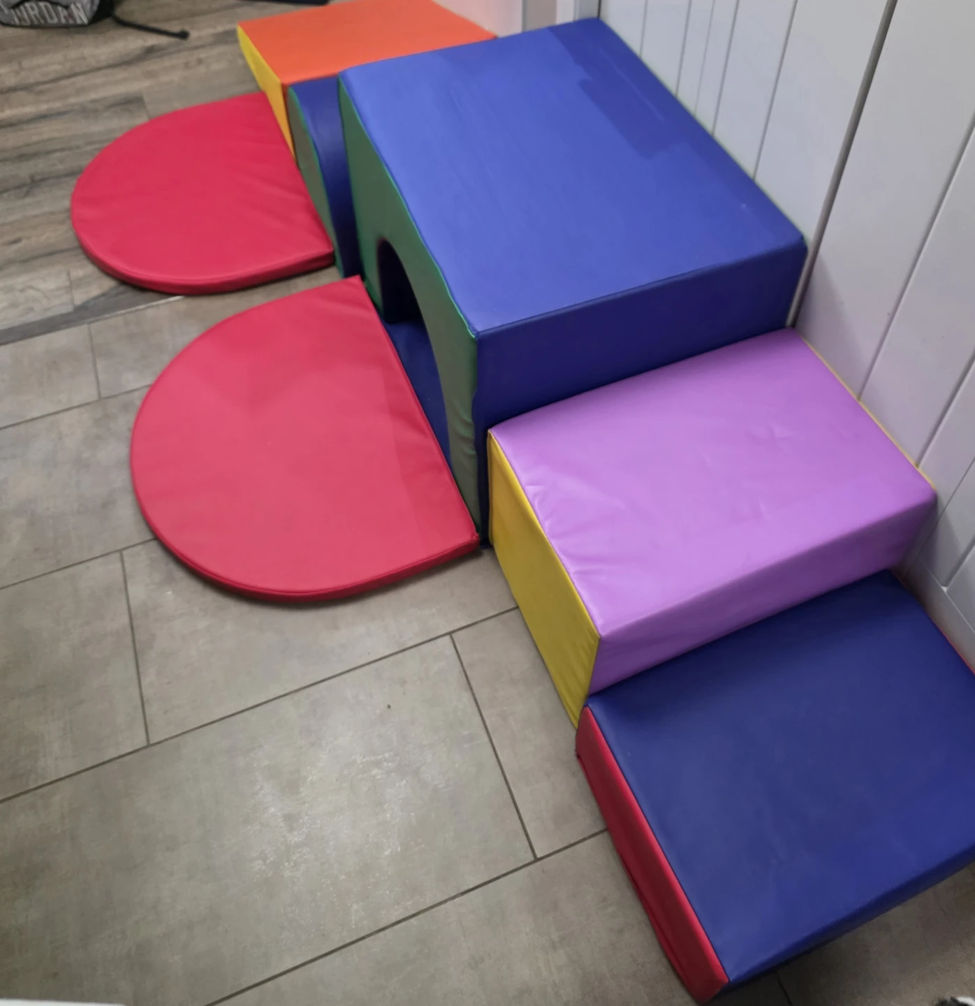 Rainbow Soft Play Climbing Blocks - photo 2