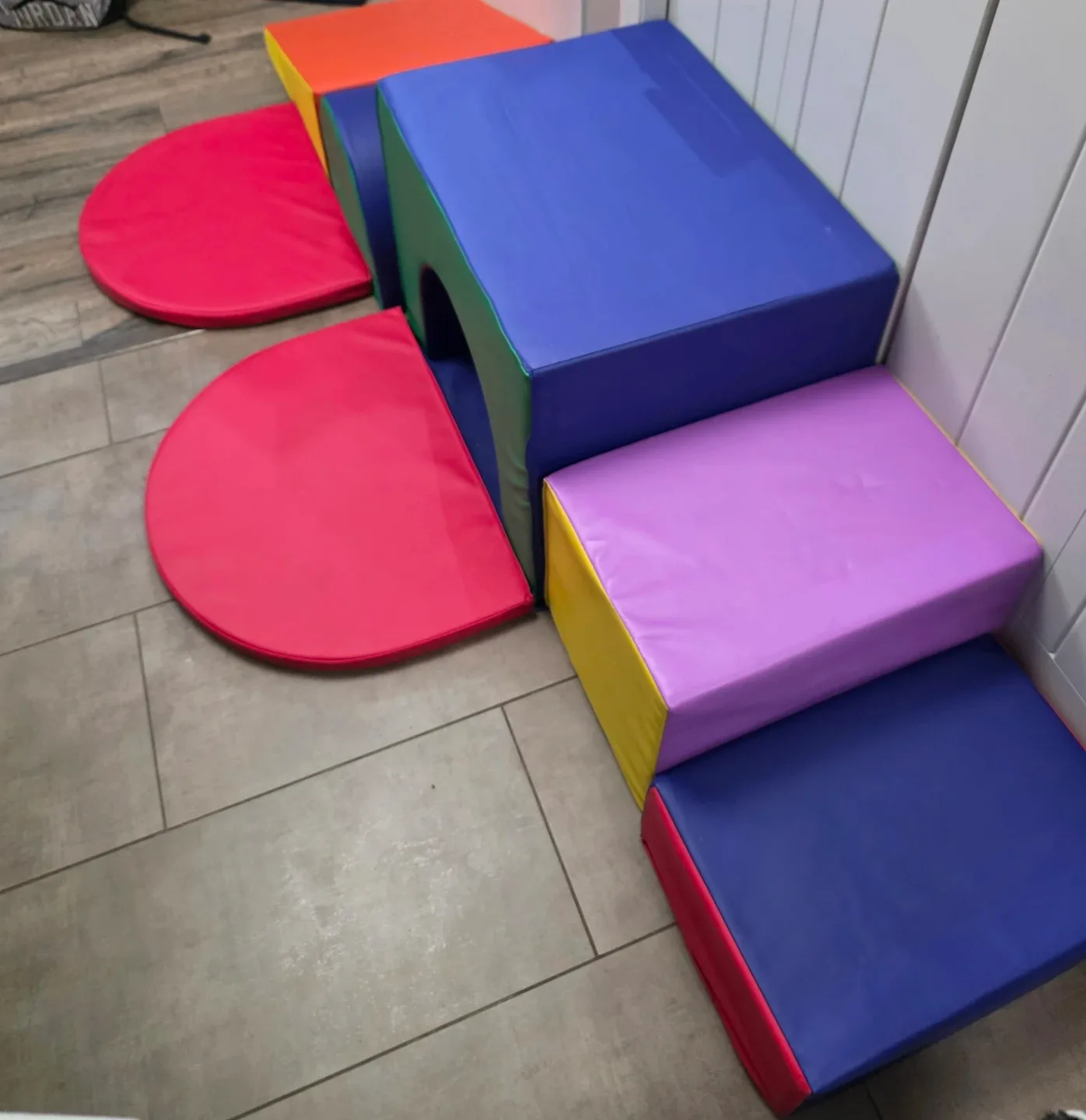 Rainbow Soft Play Climbing Blocks - photo 2