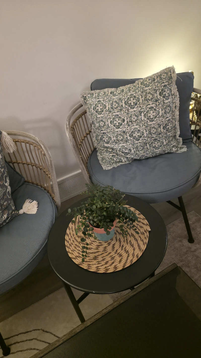 Wicker Accent Chairs with two Cushions - photo 4