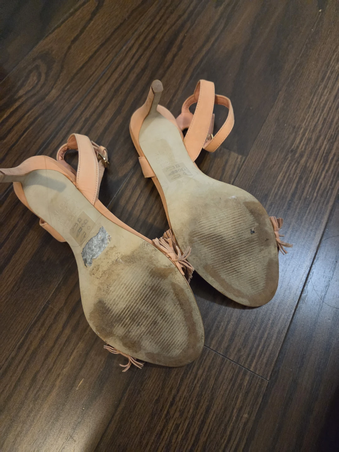 ALDO Peach Fringe High Heel Sandals - photo 3