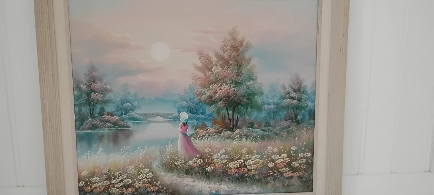 Original oil on canvas painting signed by the artist