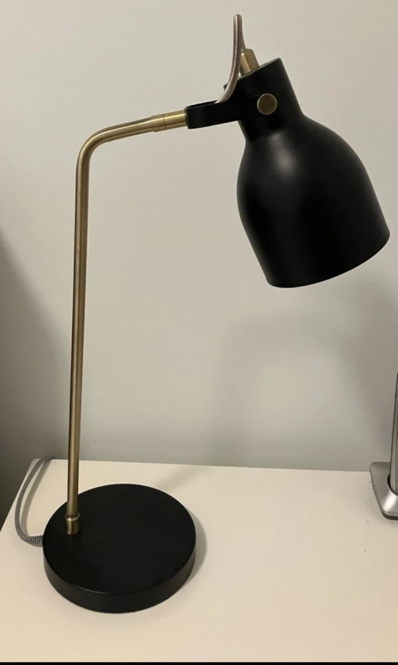 Modern black and gold Desk Lamp