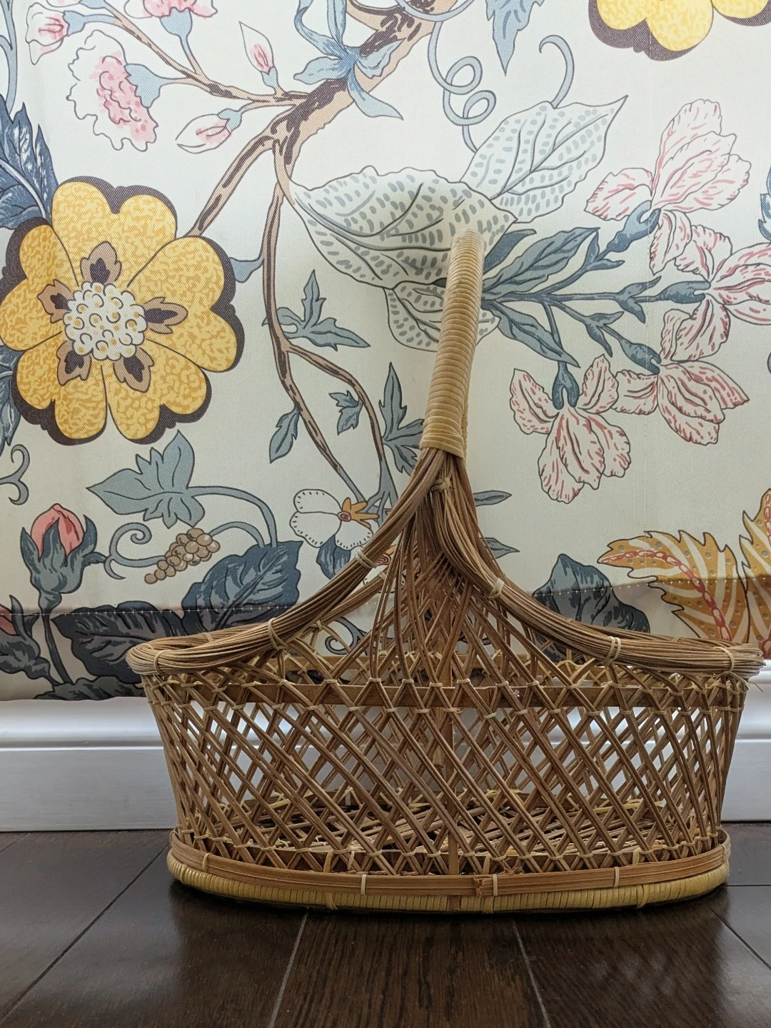 Wicker Basket with Handle