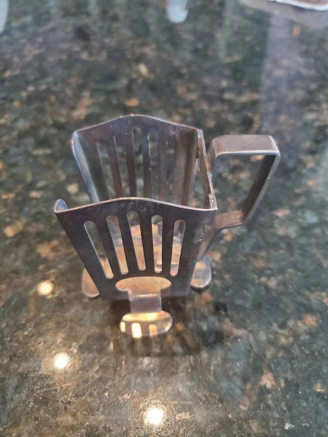 Vintage Gero Silver-plated Sugar Cube Holder - photo 2