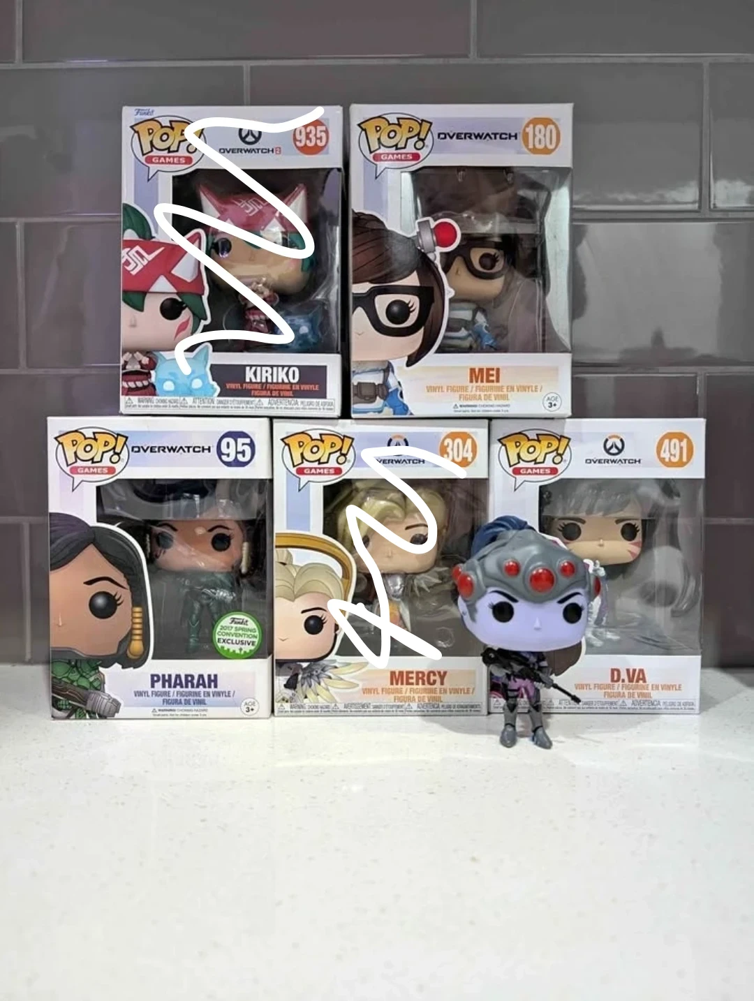 Overwatch Funko pops